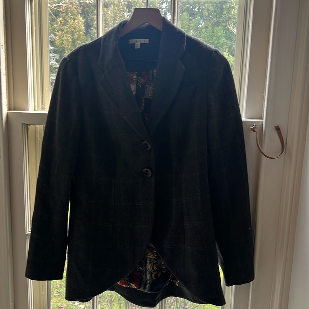 Beautiful women’s Cabo Jacket plaid with rich beautiful lining
